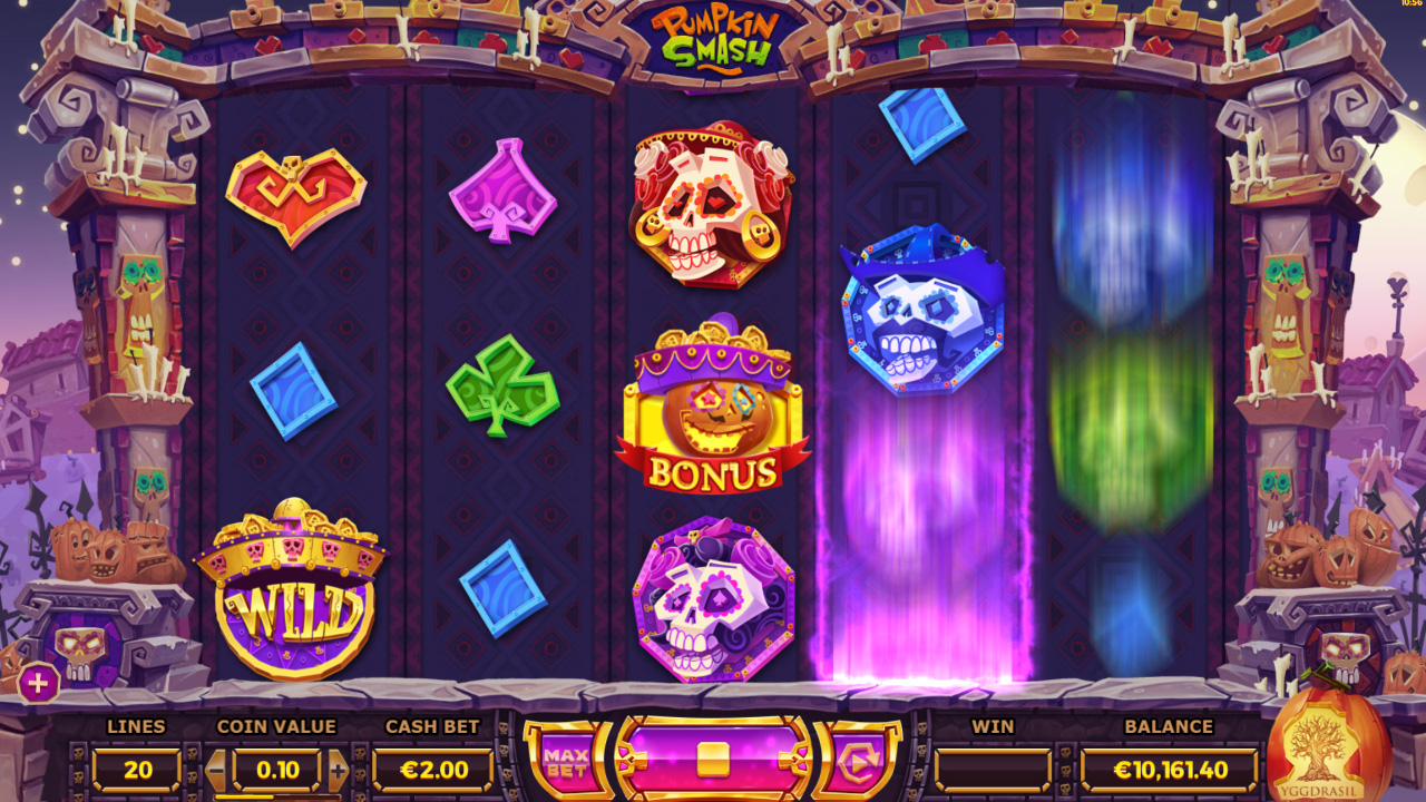 New Pumpkin Smash Slot Launched By Yggdrasil