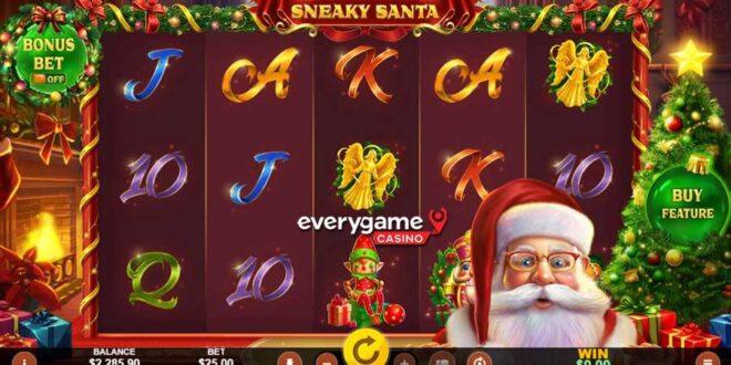 sneaky santa Everygame casino