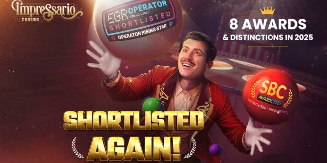 impressario casino shortlisted EGR