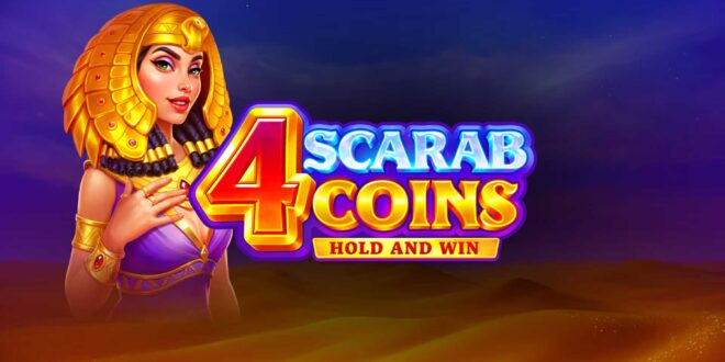 4 Scarab Coins Hold and Win Playson