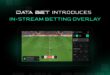DATA BET In-Stream Betting Feature
