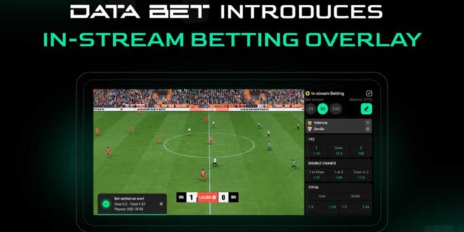 DATA BET In-Stream Betting Feature