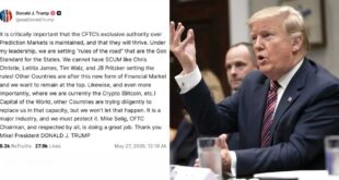 Trump CFTC Prediction Markets